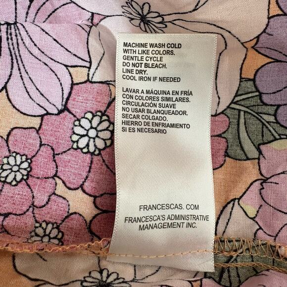 Francesca Floral Tiered Maxi Dress Size L Cottagecore Boho Garden Romantic - Picture 13 of 13